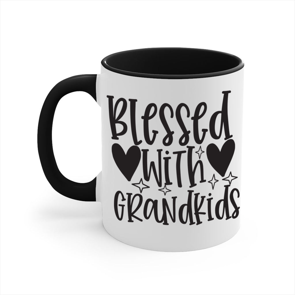 blessed with grandkids 415#- mom-Mug / Coffee Cup
