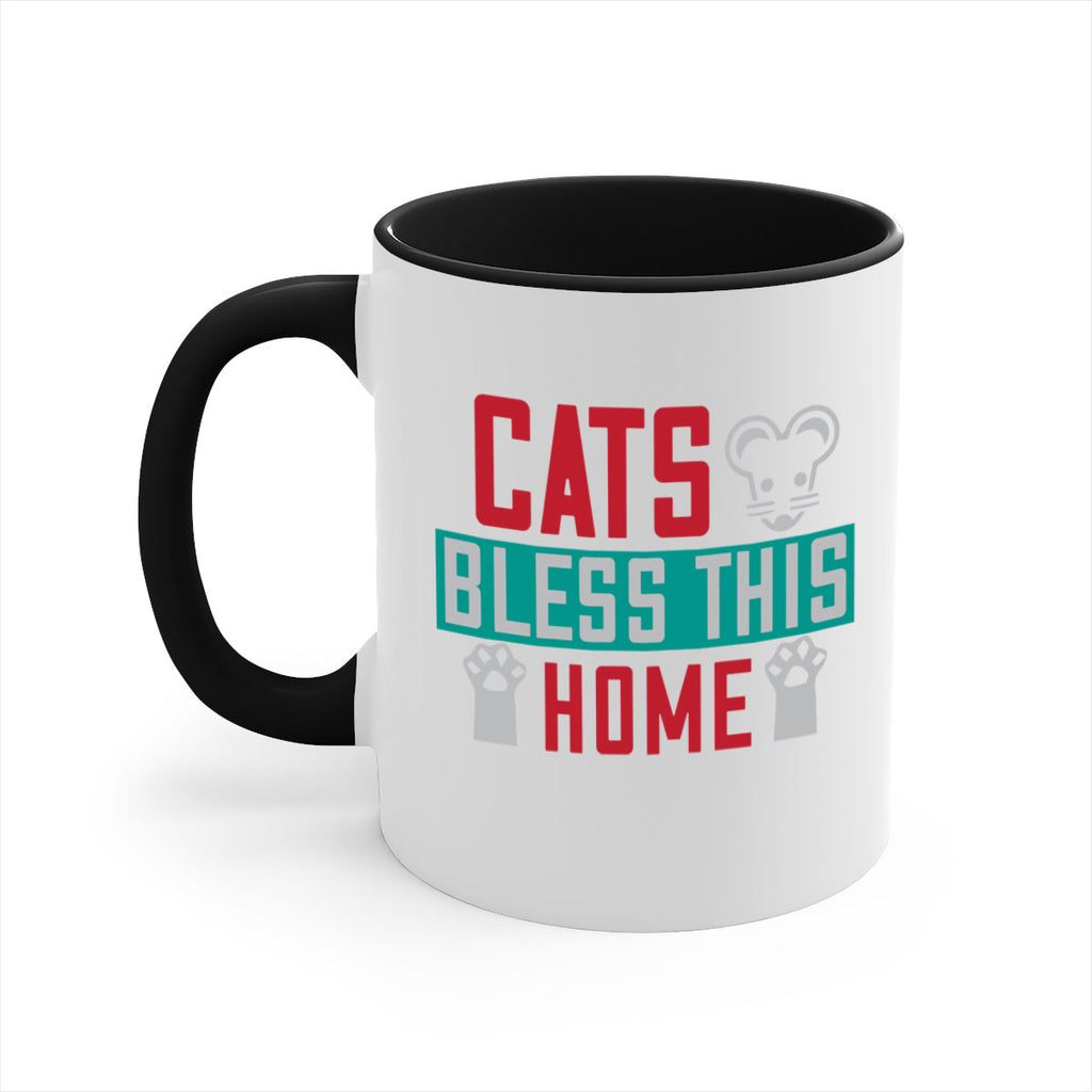 cats bless this home Style 36#- cat-Mug / Coffee Cup