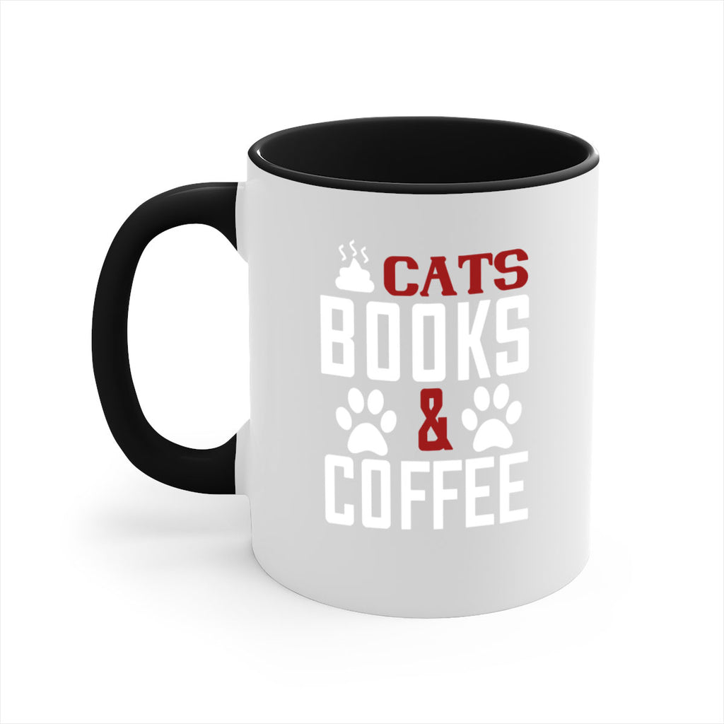 cats books and coffee Style 38#- cat-Mug / Coffee Cup