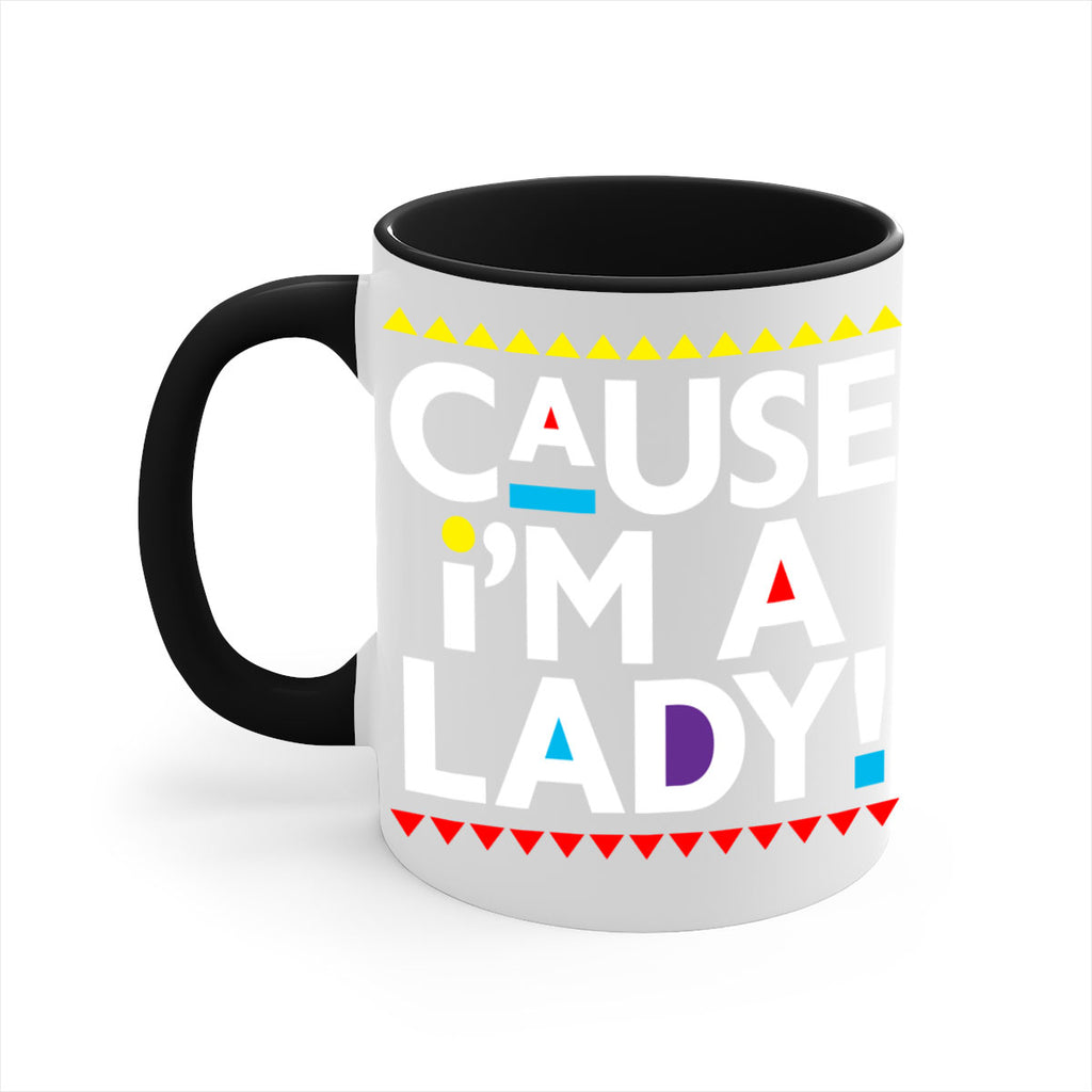 causeimalady 189#- black words - phrases-Mug / Coffee Cup