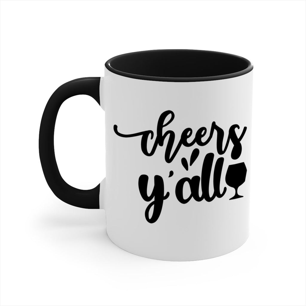 cheers yall 198#- wine-Mug / Coffee Cup