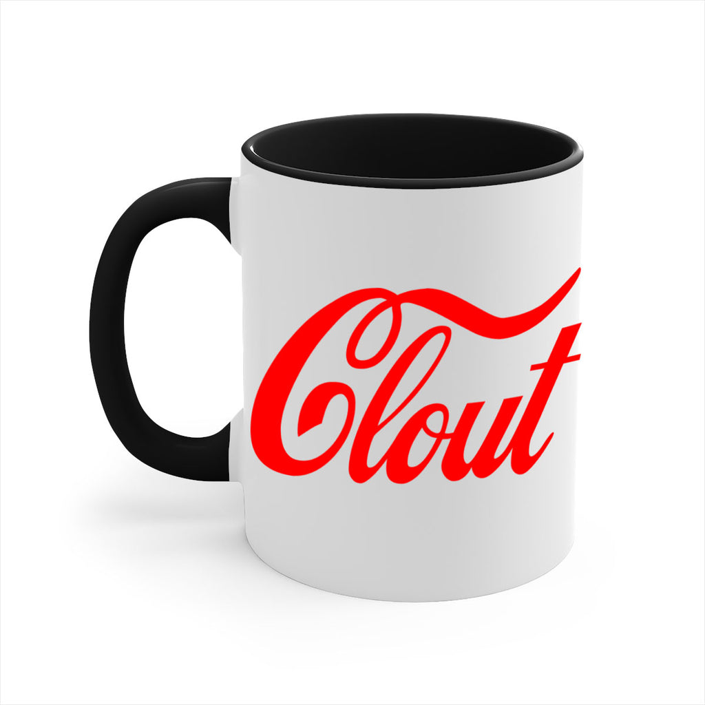 clout 185#- black words - phrases-Mug / Coffee Cup