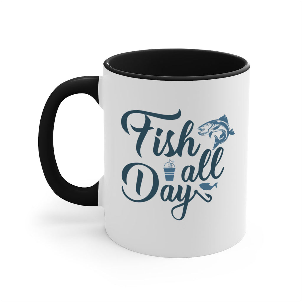 fish all day 156#- fishing-Mug / Coffee Cup