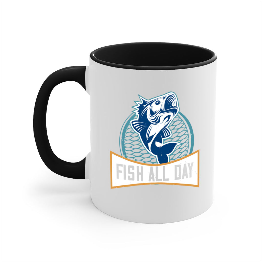 fish all day 277#- fishing-Mug / Coffee Cup