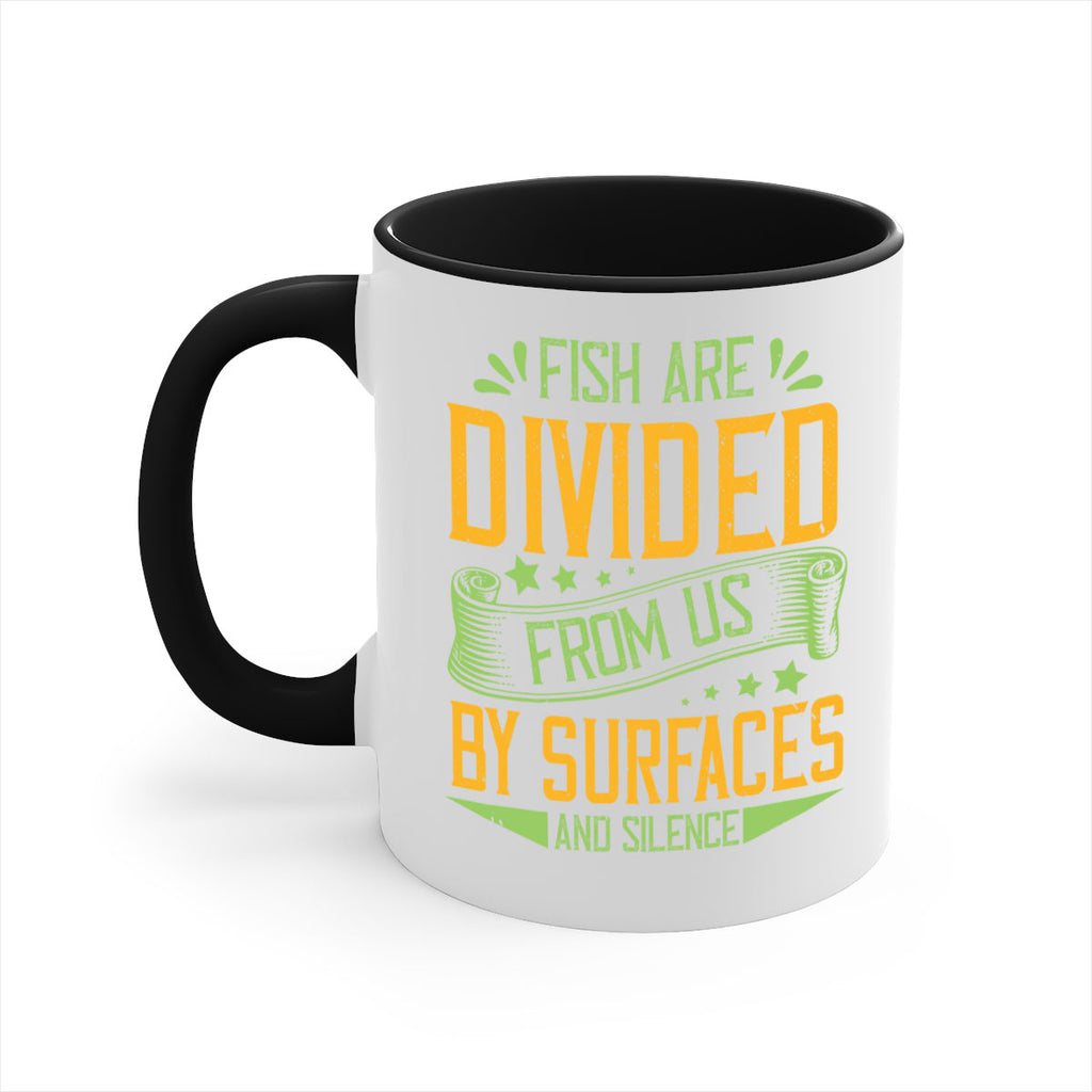 fish are divided from us by surfaces and silence 136#- vegan-Mug / Coffee Cup