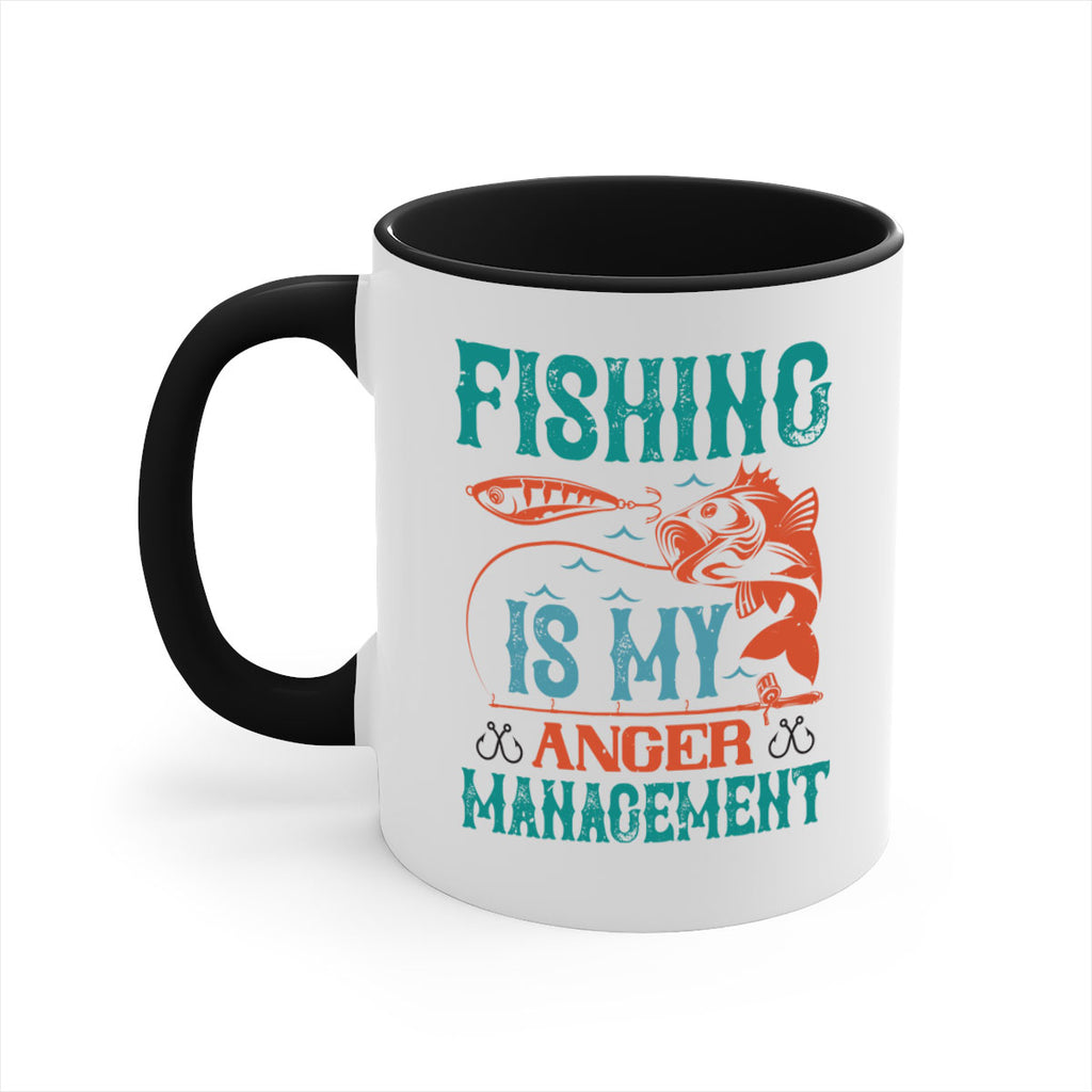 fishing is my anger management 144#- fishing-Mug / Coffee Cup