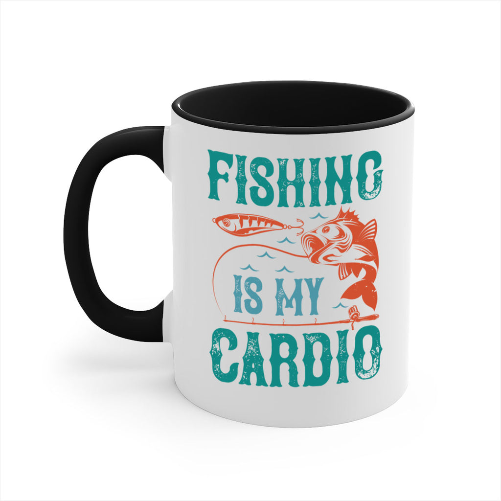 fishing is my cardio 142#- fishing-Mug / Coffee Cup