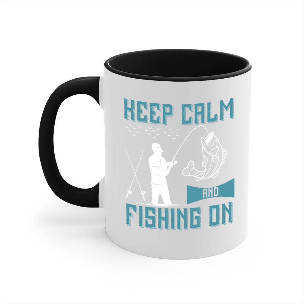 keep calm and fishing on 248#- fishing-Mug / Coffee Cup