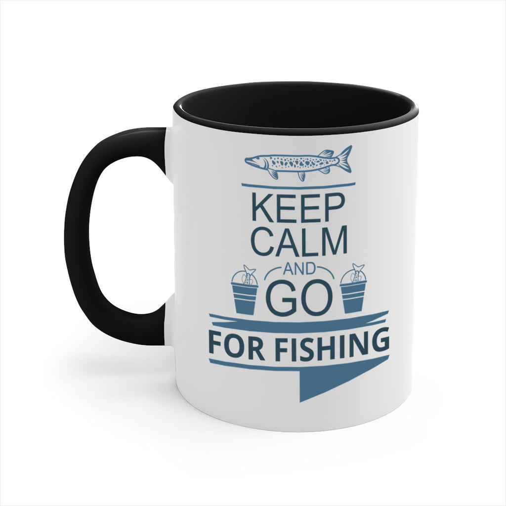 keep calm and go 67#- fishing-Mug / Coffee Cup