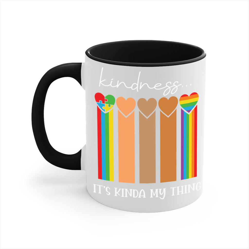 kindness its kinda my thing lgbt 110#- lgbt-Mug / Coffee Cup