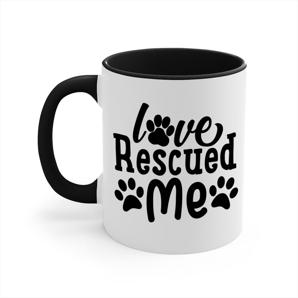 love rescued me Style 72#- Dog-Mug / Coffee Cup