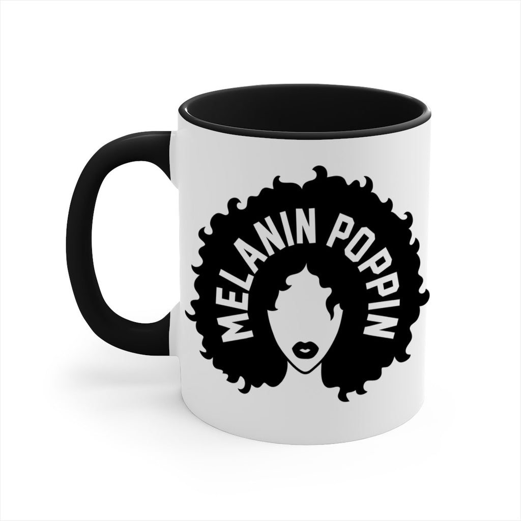 melanin poppin 85#- black words - phrases-Mug / Coffee Cup
