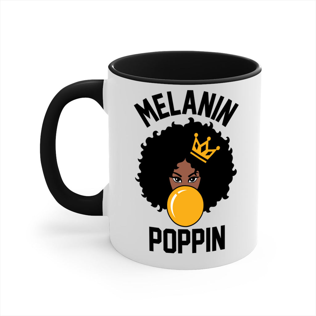 melanin poppin afro girl 25#- Black women - Girls-Mug / Coffee Cup