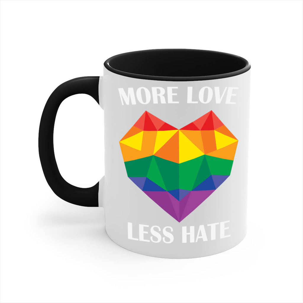 more love less hate lgbt lgbt 78#- lgbt-Mug / Coffee Cup