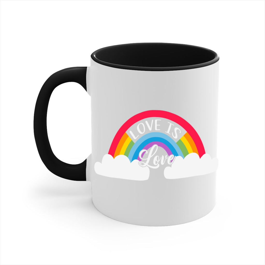 rainbow lgbt love is love 28#- lgbt-Mug / Coffee Cup