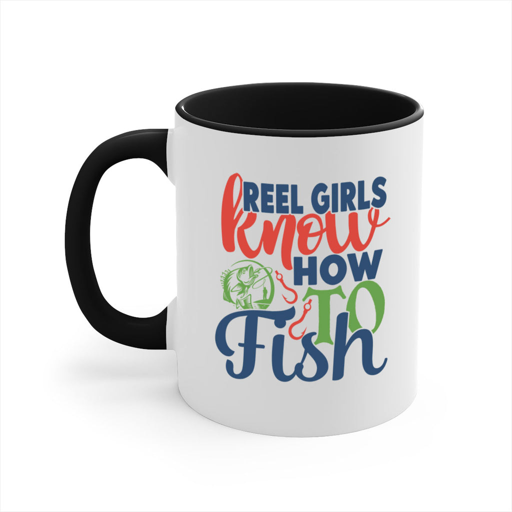 reel girls know how to fish 197#- fishing-Mug / Coffee Cup