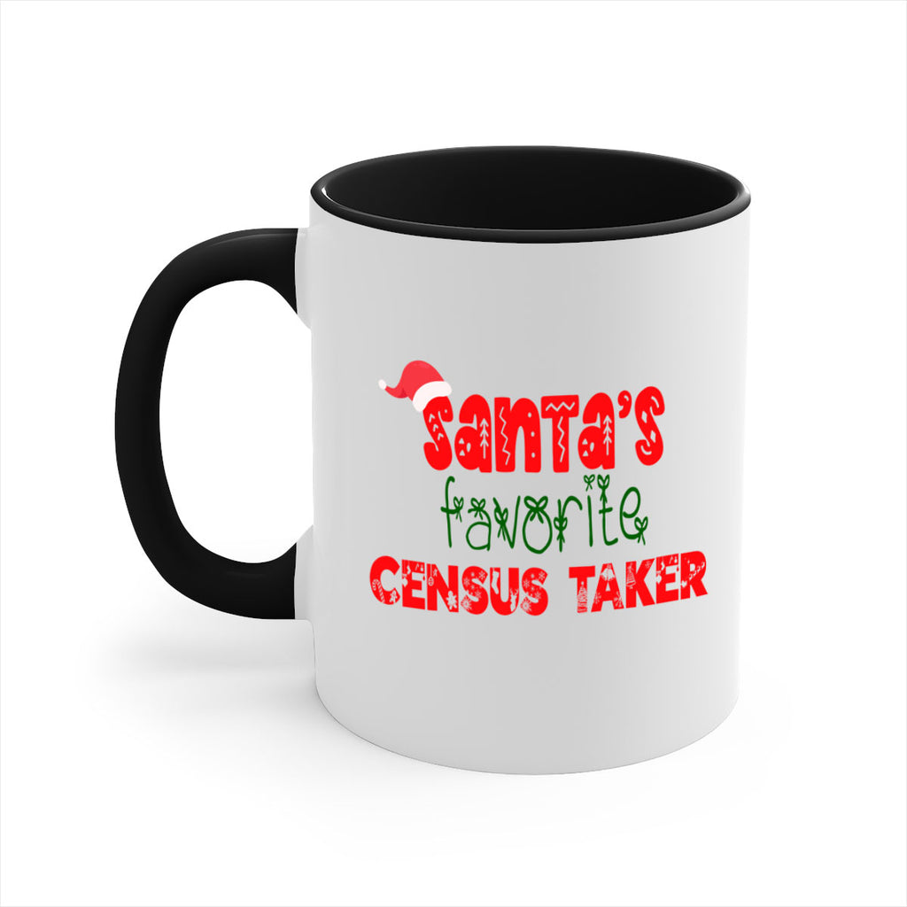 santas favorite census taker style 707#- christmas-Mug / Coffee Cup