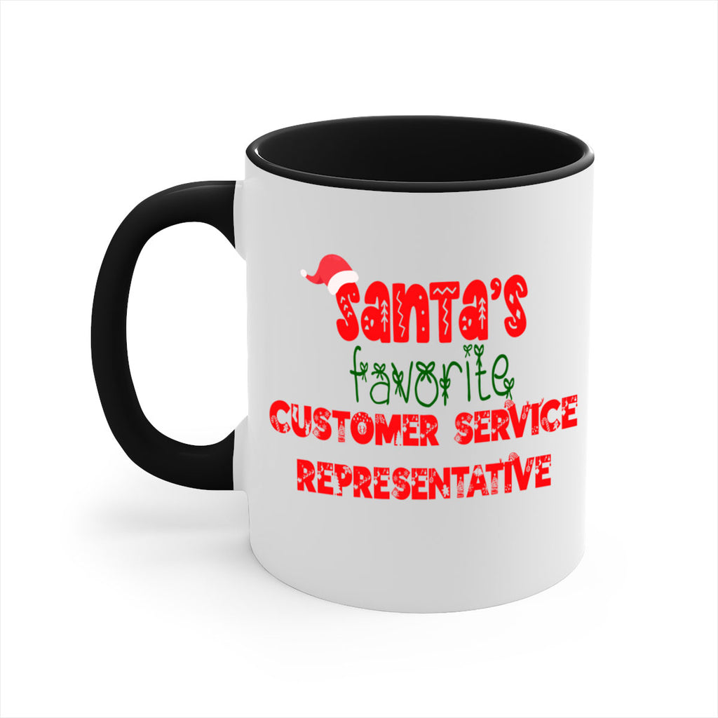 santas favorite customer service representative style 762#- christmas-Mug / Coffee Cup
