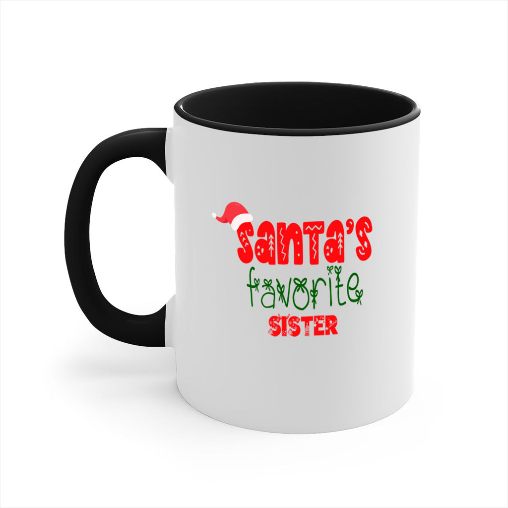 santas favorite sister style 1083#- christmas-Mug / Coffee Cup