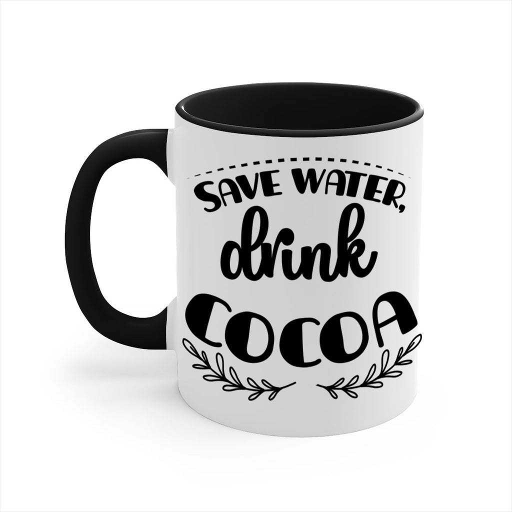 save water, drink cocoa style 1168#- christmas-Mug / Coffee Cup