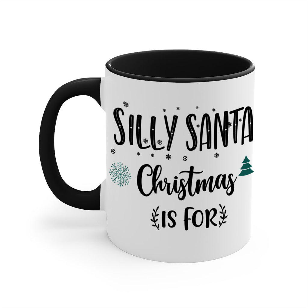 silly santa christmas is for jesus style 1175#- christmas-Mug / Coffee Cup