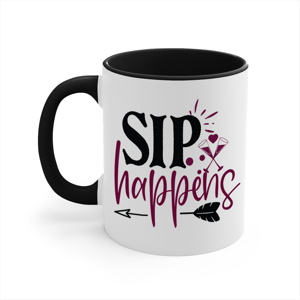 sip happens 164#- wine-Mug / Coffee Cup