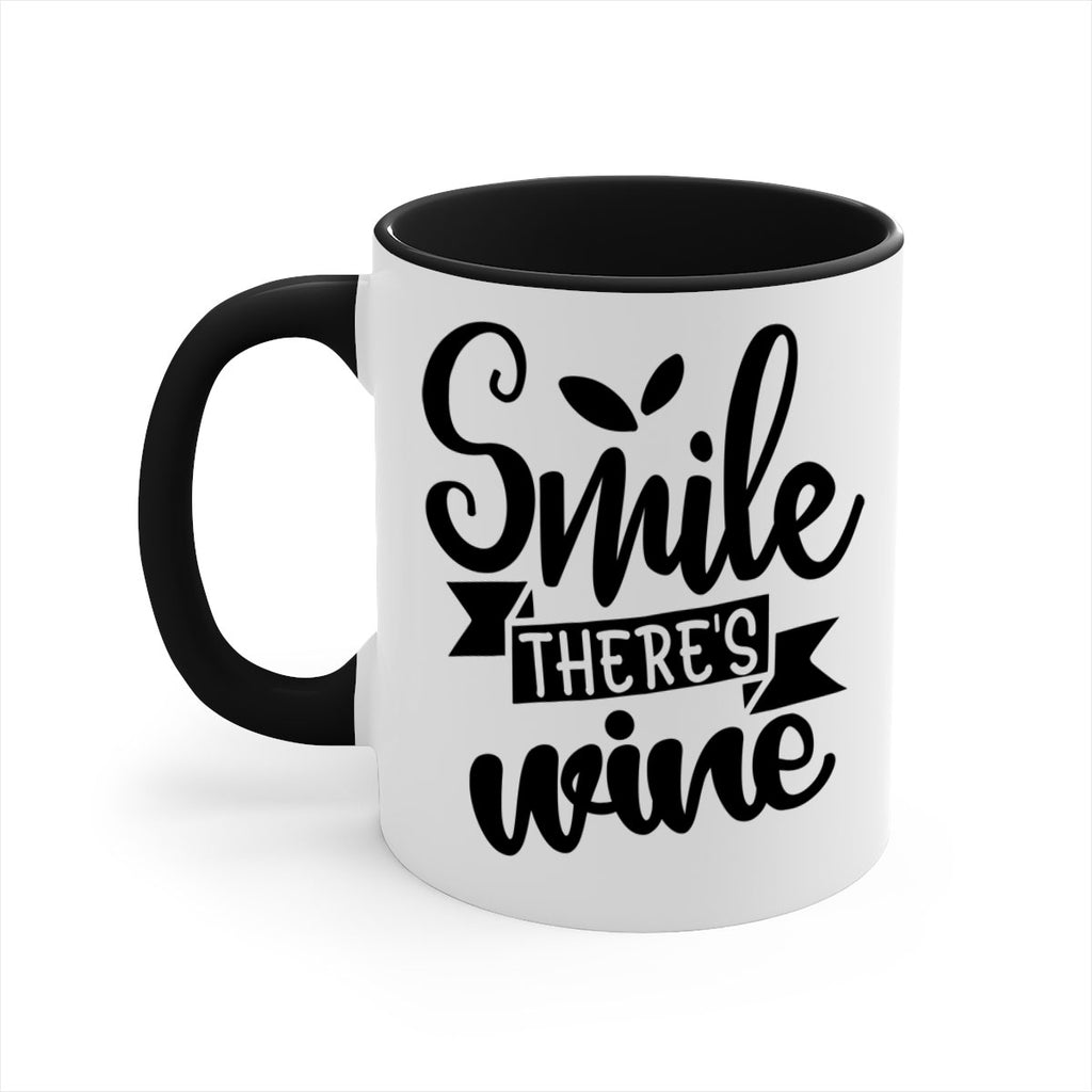 smile theres wine 157#- wine-Mug / Coffee Cup
