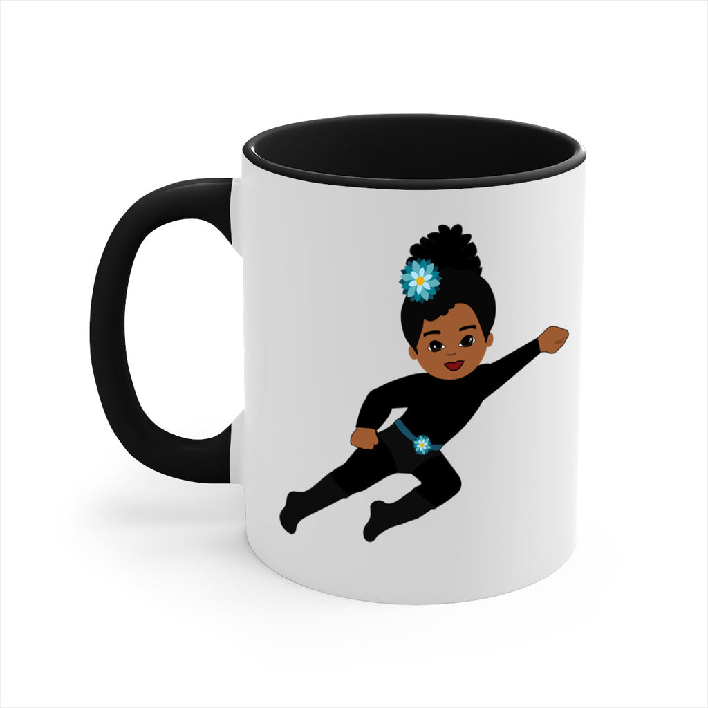 super kids girl 10#- Black women - Girls-Mug / Coffee Cup