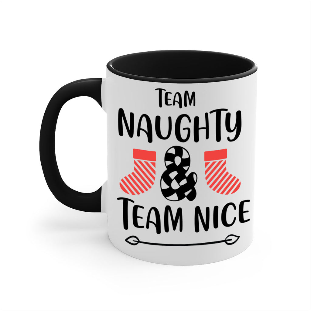 team naughty & team nice style 1188#- christmas-Mug / Coffee Cup