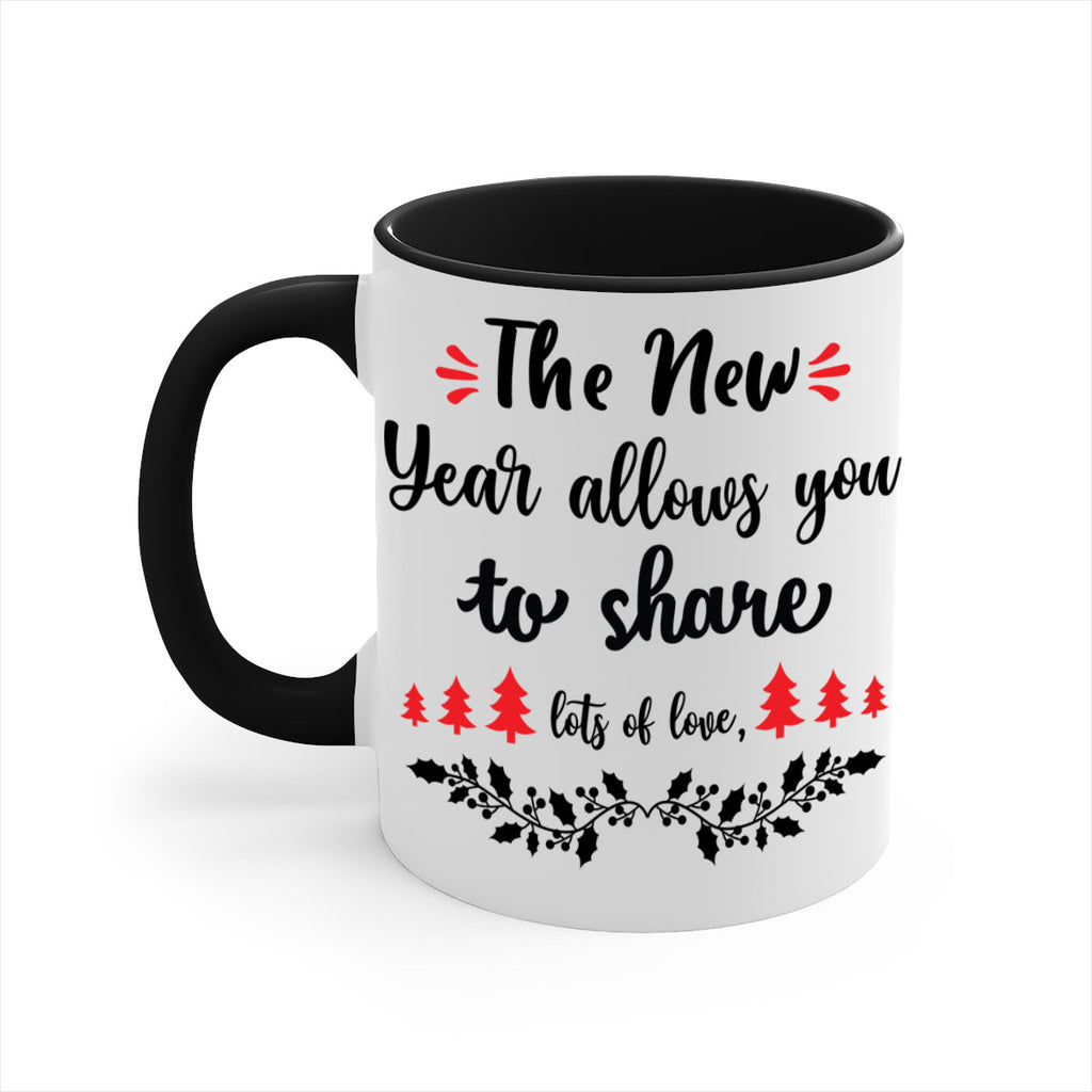 the new year allows you to share lots of love style 1205#- christmas-Mug / Coffee Cup