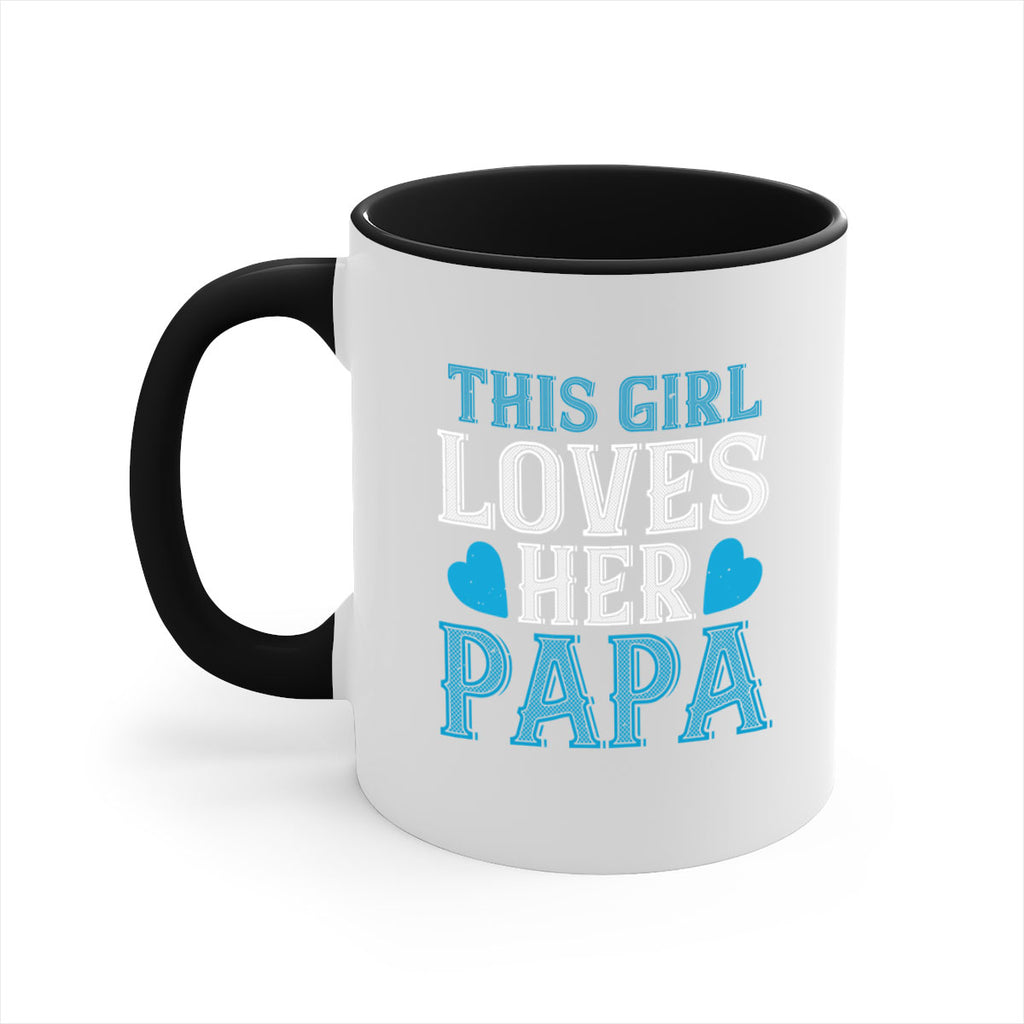 this girl loves her papa 3#- grandpa-Mug / Coffee Cup