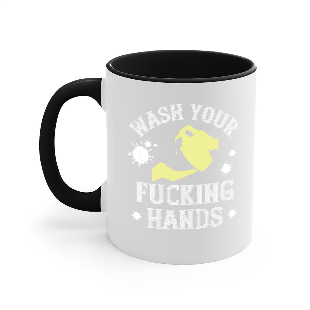 wash your fucking hands Style 16#- corona virus-Mug / Coffee Cup