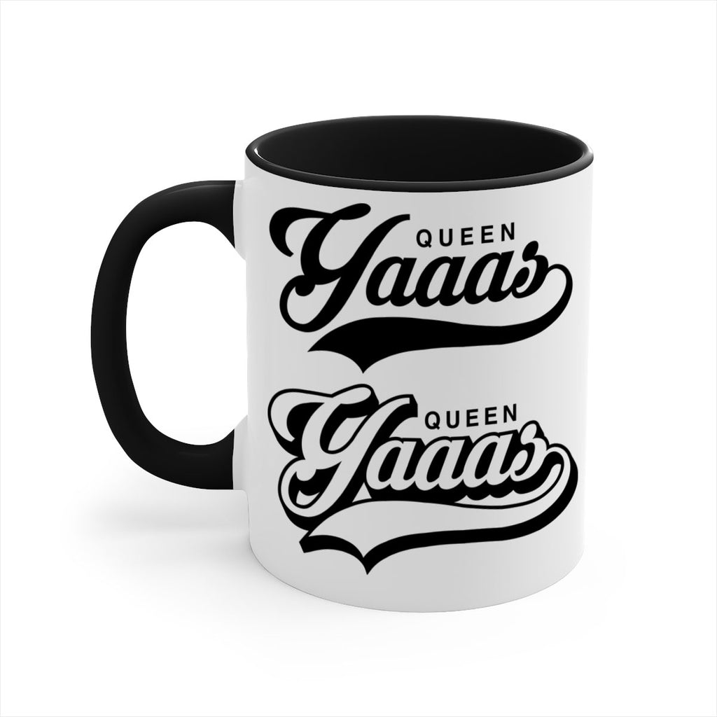 yaaas queen script 6#- black words - phrases-Mug / Coffee Cup