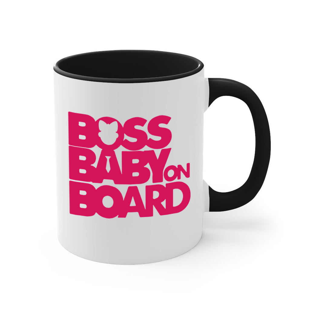 Boss Baby On Board 3#- black words - phrases-Mug / Coffee Cup
