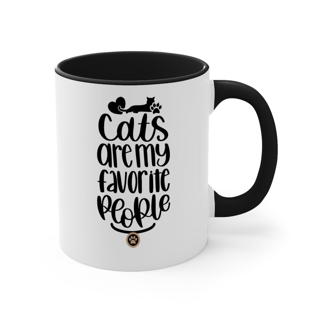 Cats Are My Favorite People Style 89#- cat-Mug / Coffee Cup