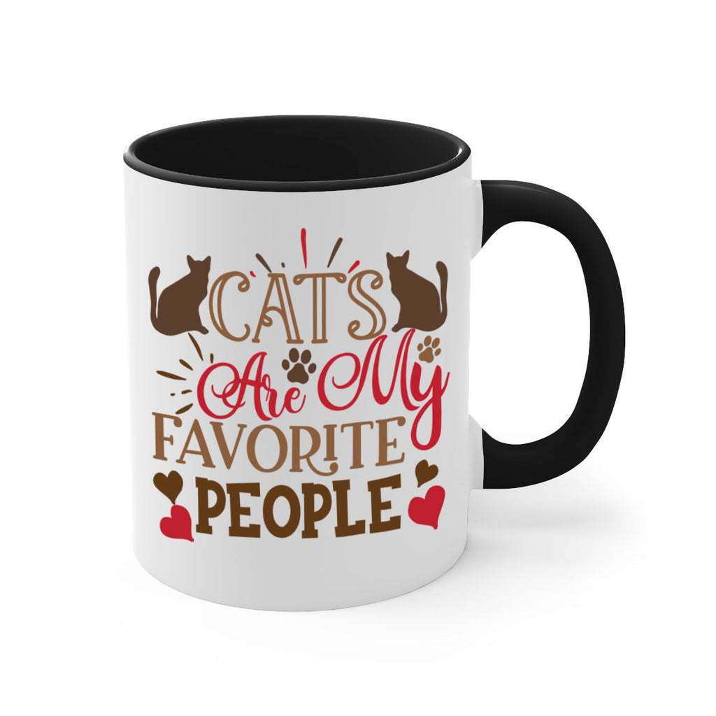 Cats Are My Favorite People Style 8#- cat-Mug / Coffee Cup