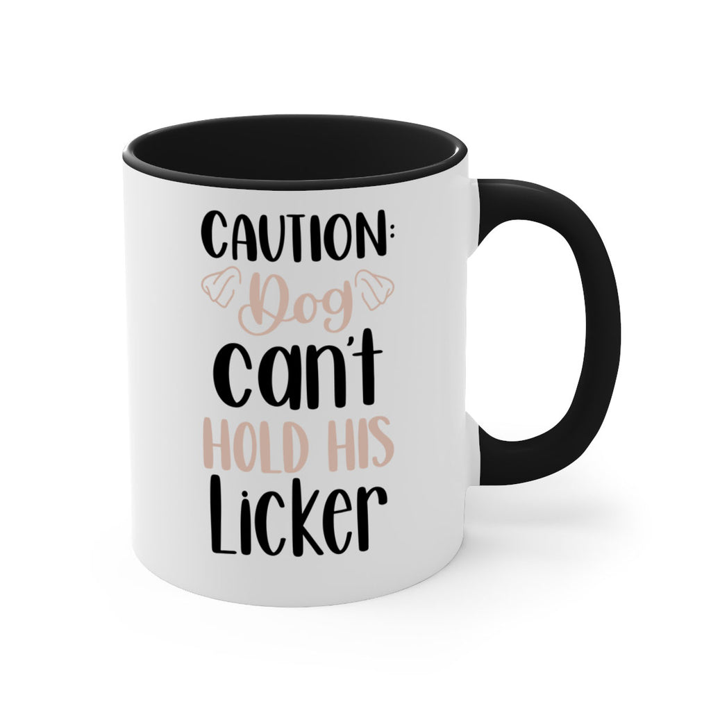 Caution Dog Cant Hold Style 31#- Dog-Mug / Coffee Cup