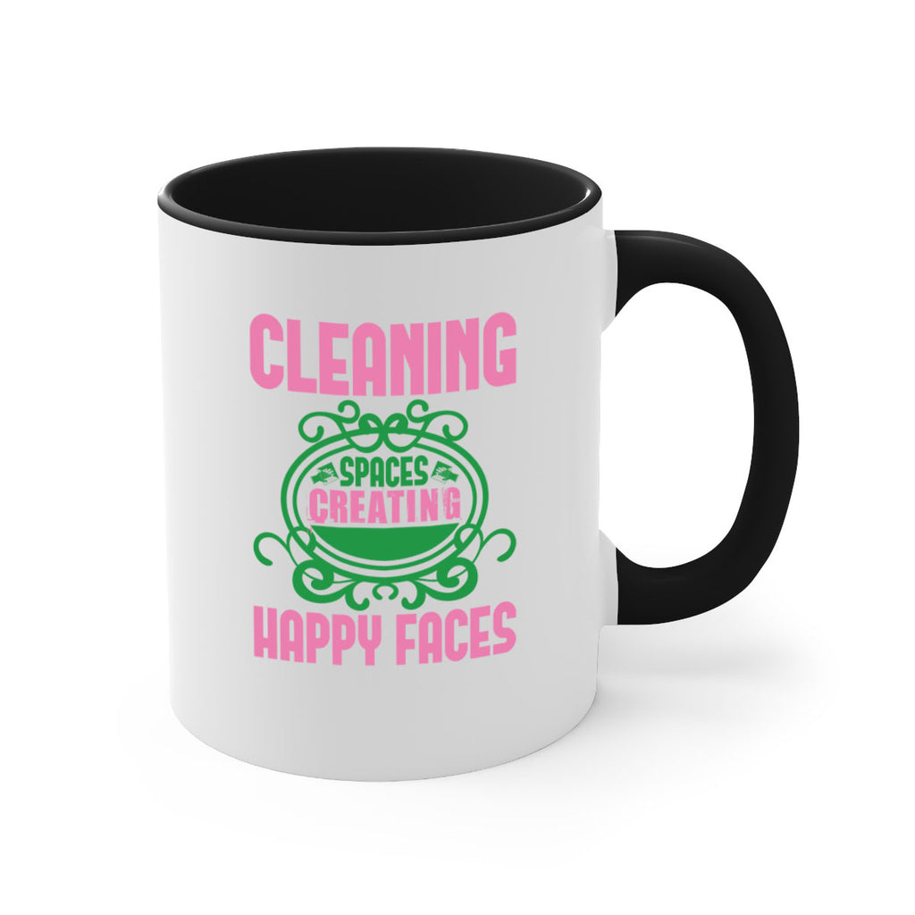 Cleaning spaces creating happy faces Style 41#- cleaner-Mug / Coffee Cup