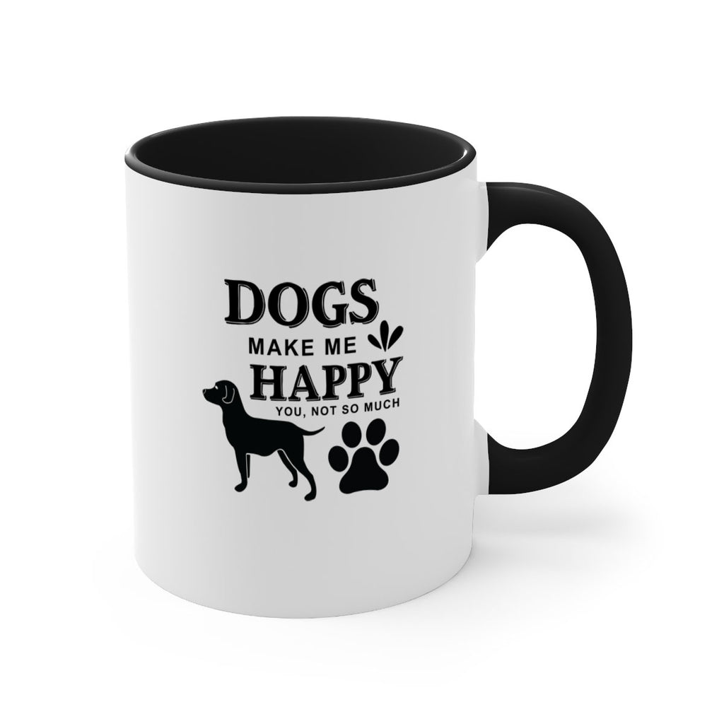 Dogs Make Me Happy Style 44#- Dog-Mug / Coffee Cup