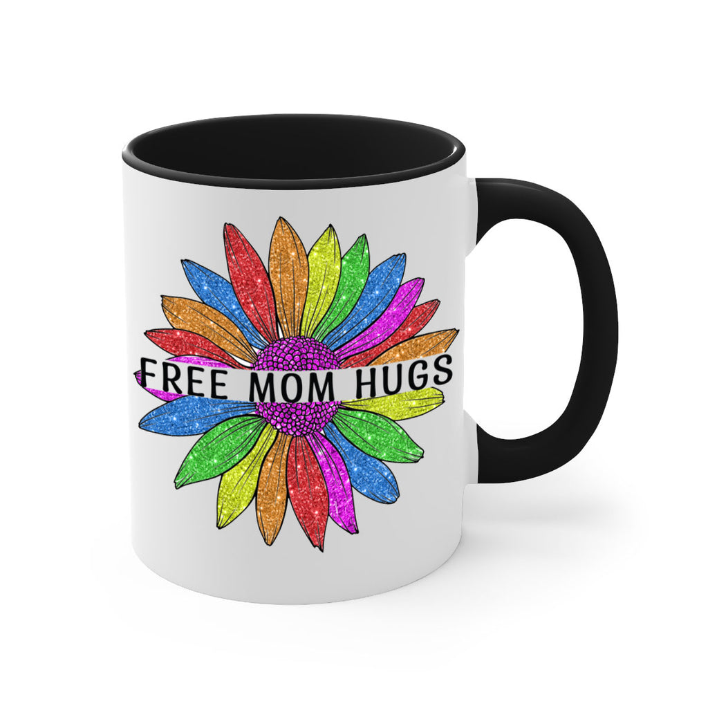 Free Mom Hugs Gay Pride Lgbt Flower 26#- lgbt-Mug / Coffee Cup