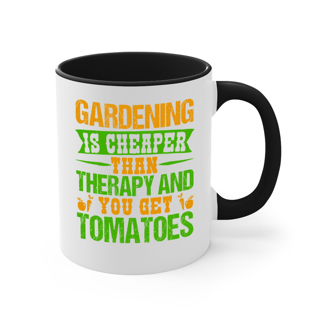 Gardening is cheaper than therapy 63#- Farm and garden-Mug / Coffee Cup
