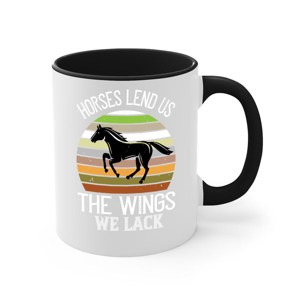 Horses lend us the wings we lack Style 43#- horse-Mug / Coffee Cup