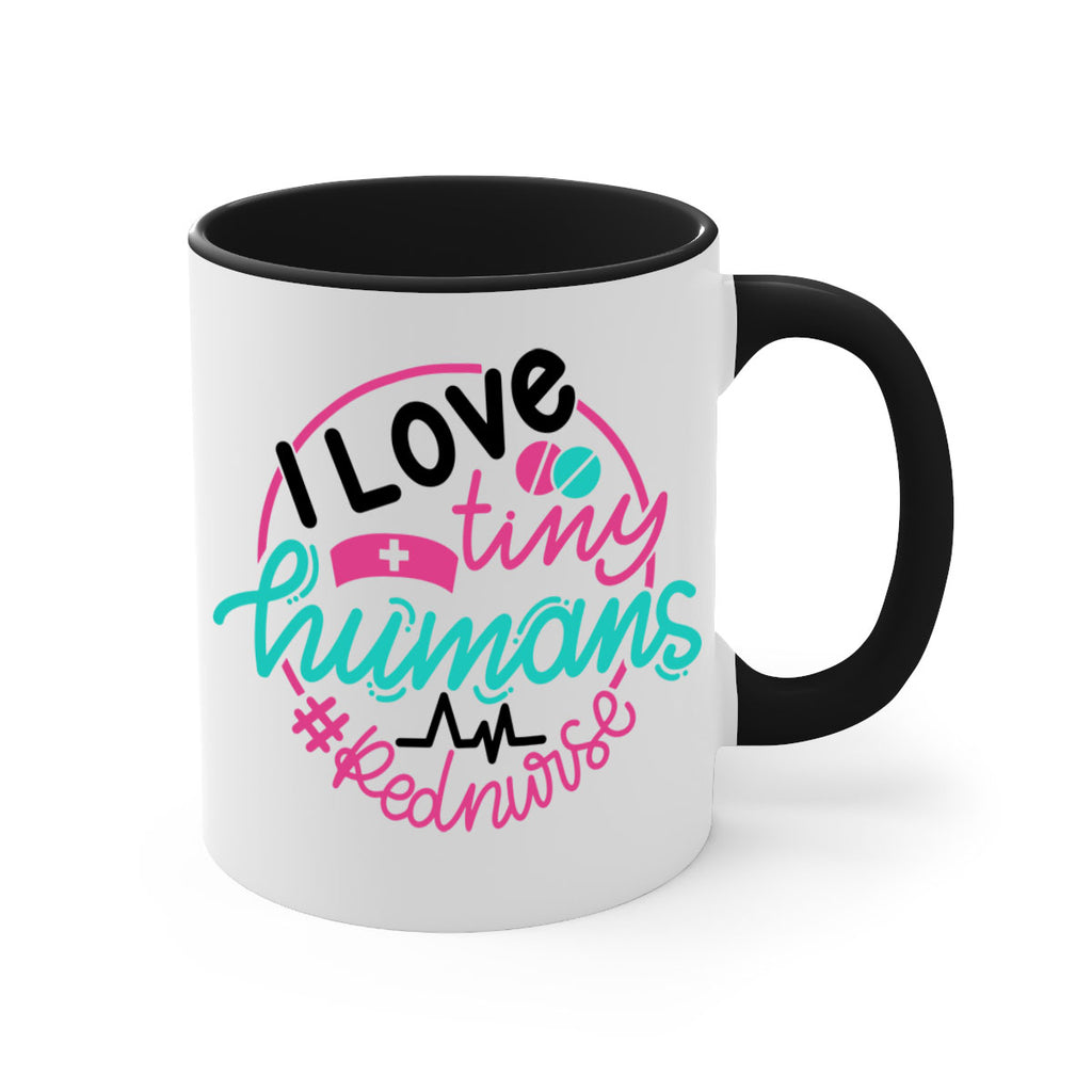 I Love Tiny Humans Red Nurse Style Style 167#- nurse-Mug / Coffee Cup