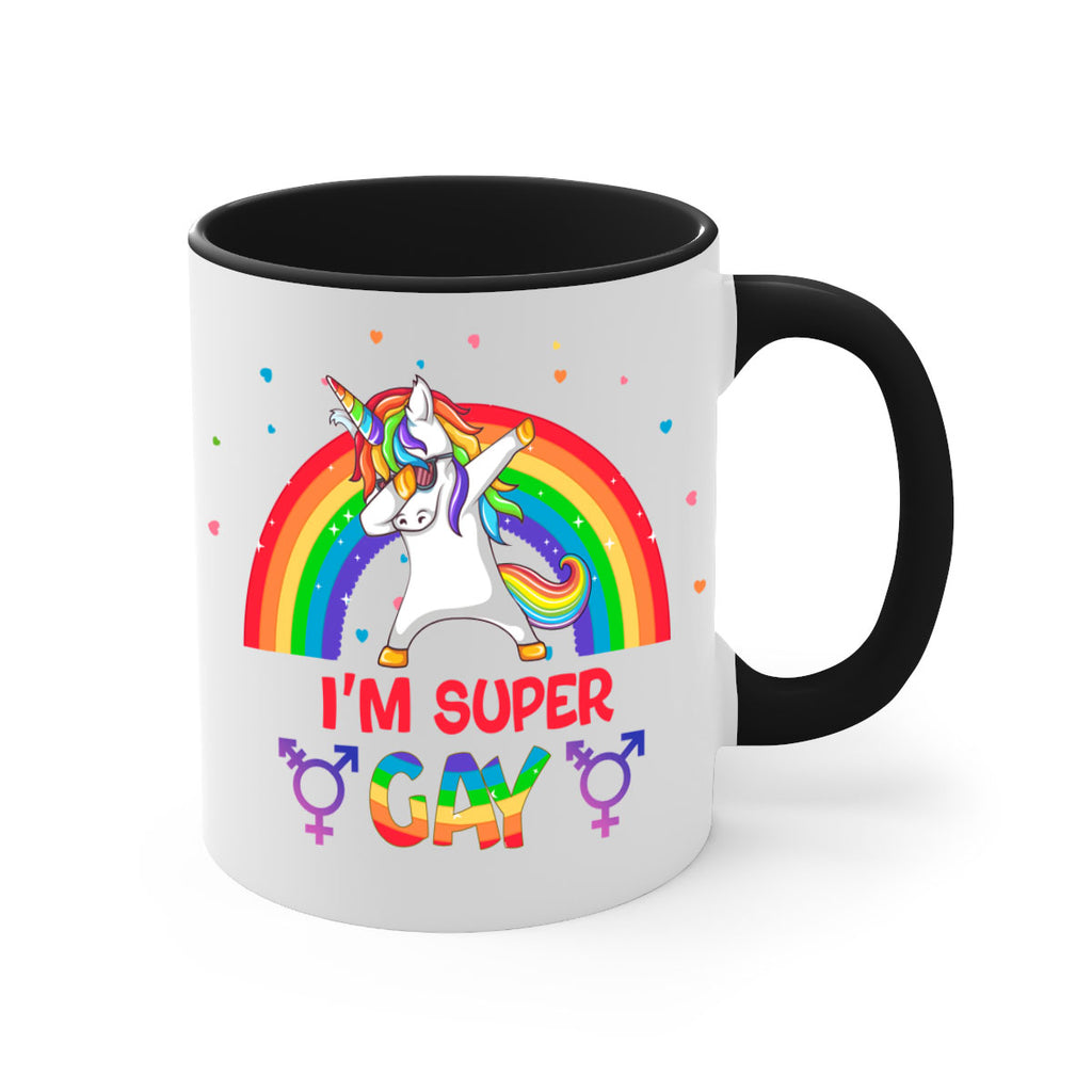 IM Super Gay Lgbt Pride Unicorn Png 44#- lgbt-Mug / Coffee Cup