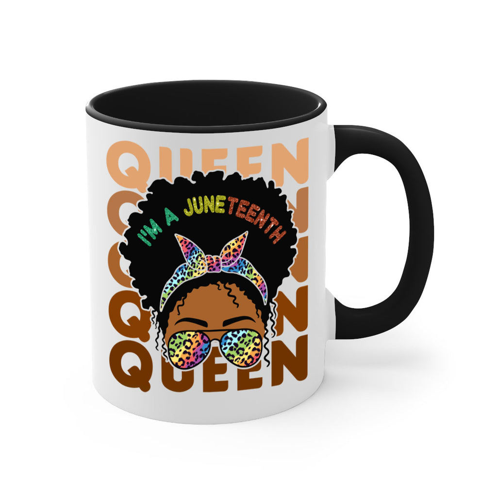 Juneteenth Queen Swag Black Melanin Png 26#- juneteenth-Mug / Coffee Cup