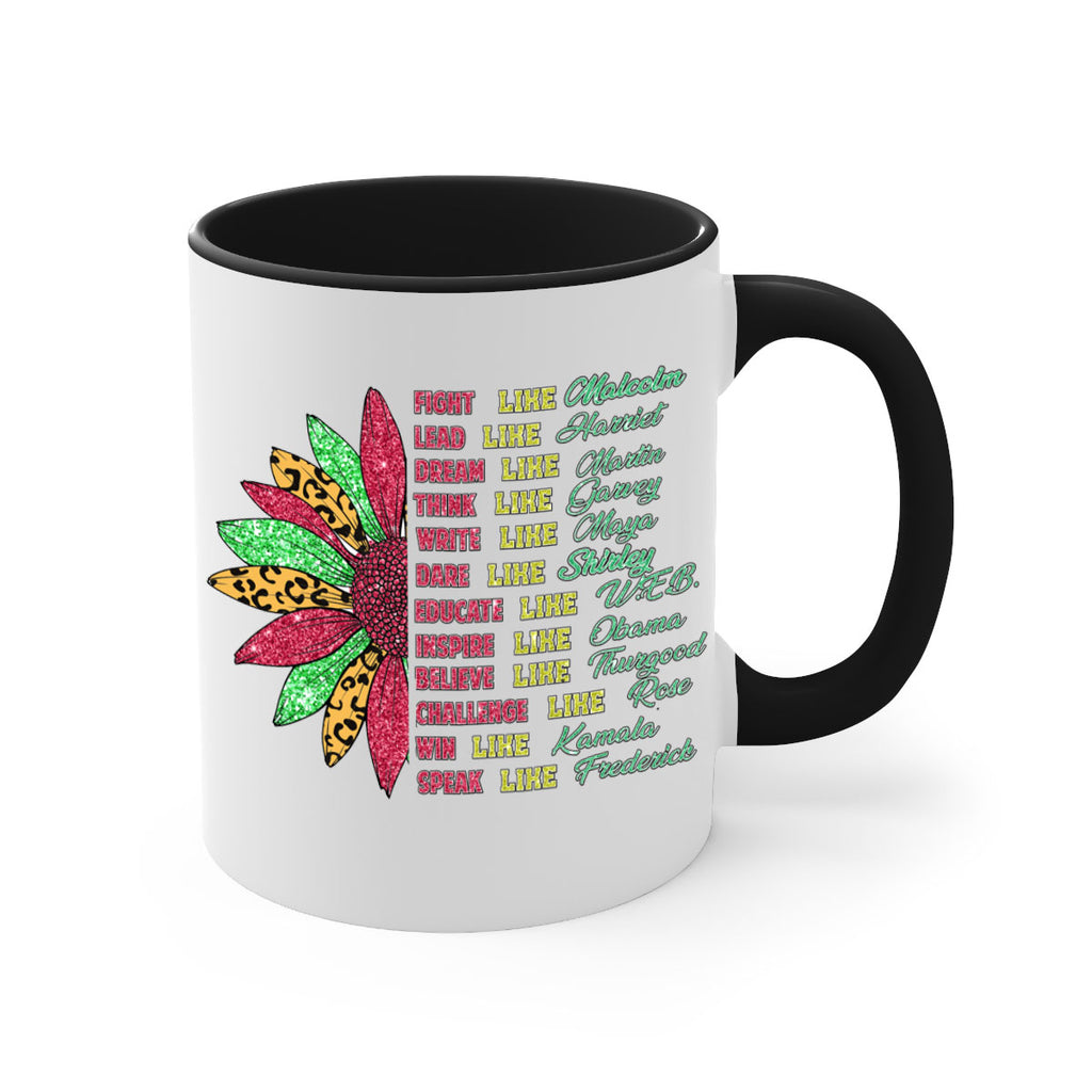 Juneteenth Sunflower Design 17#- juneteenth-Mug / Coffee Cup