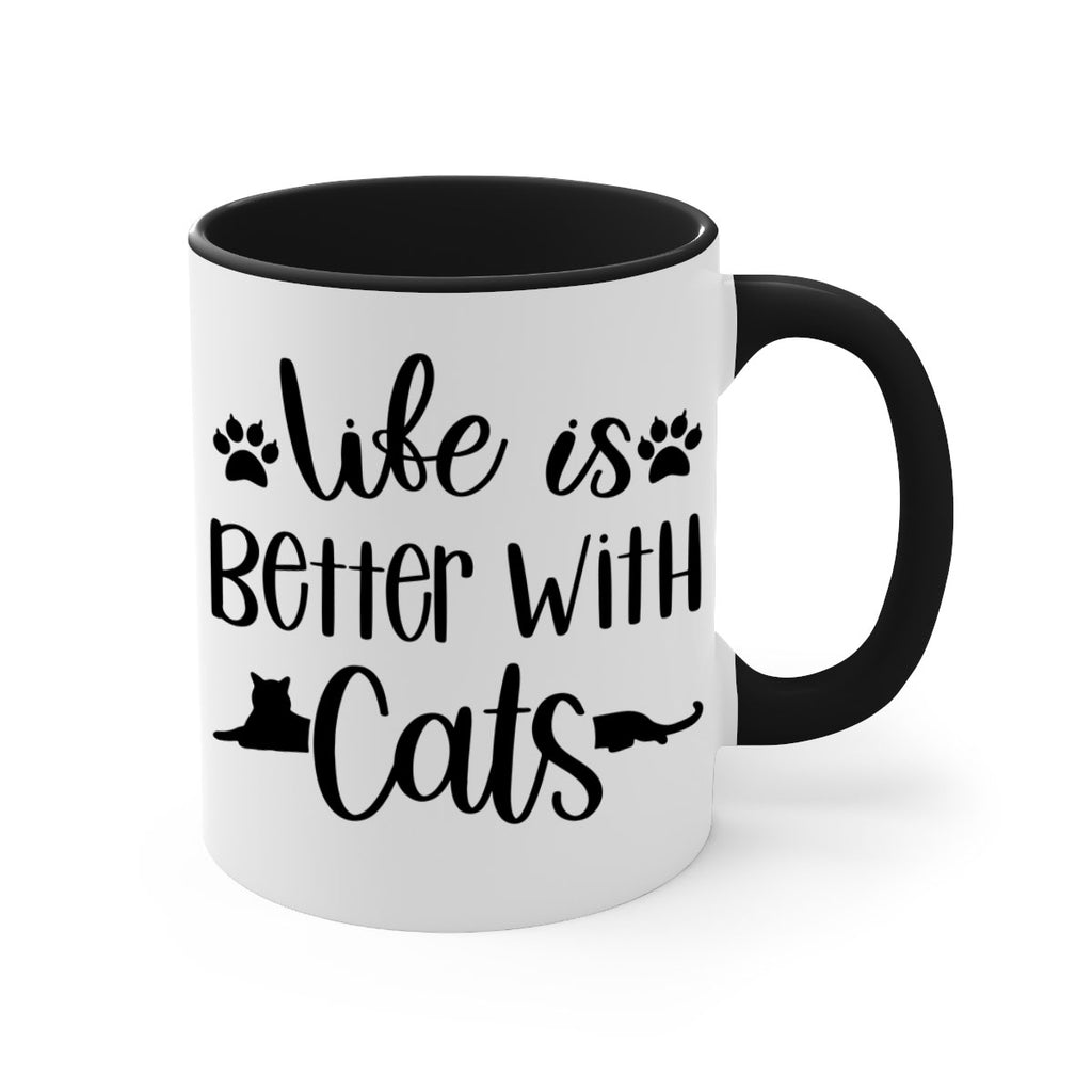 Life Is Better With A Cats Style 99#- cat-Mug / Coffee Cup