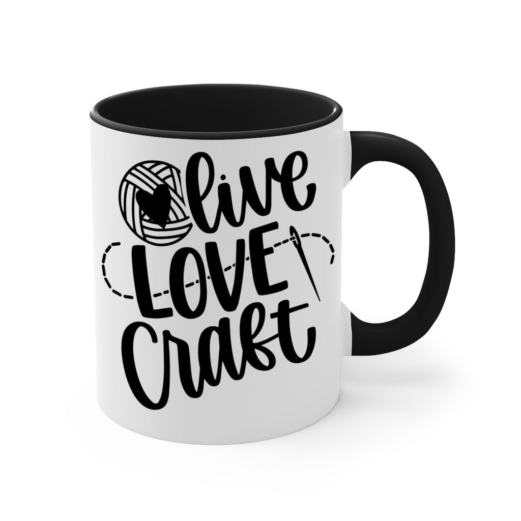 Live Love Craft 15#- crafting-Mug / Coffee Cup