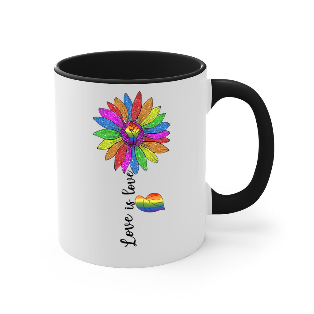 Love Is Love Pride Lgbt Sunflower Png 47#- lgbt-Mug / Coffee Cup