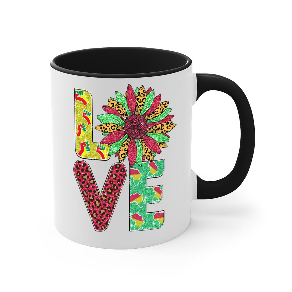 Love Juneteenth Day Fist Sunflower Png 7#- juneteenth-Mug / Coffee Cup